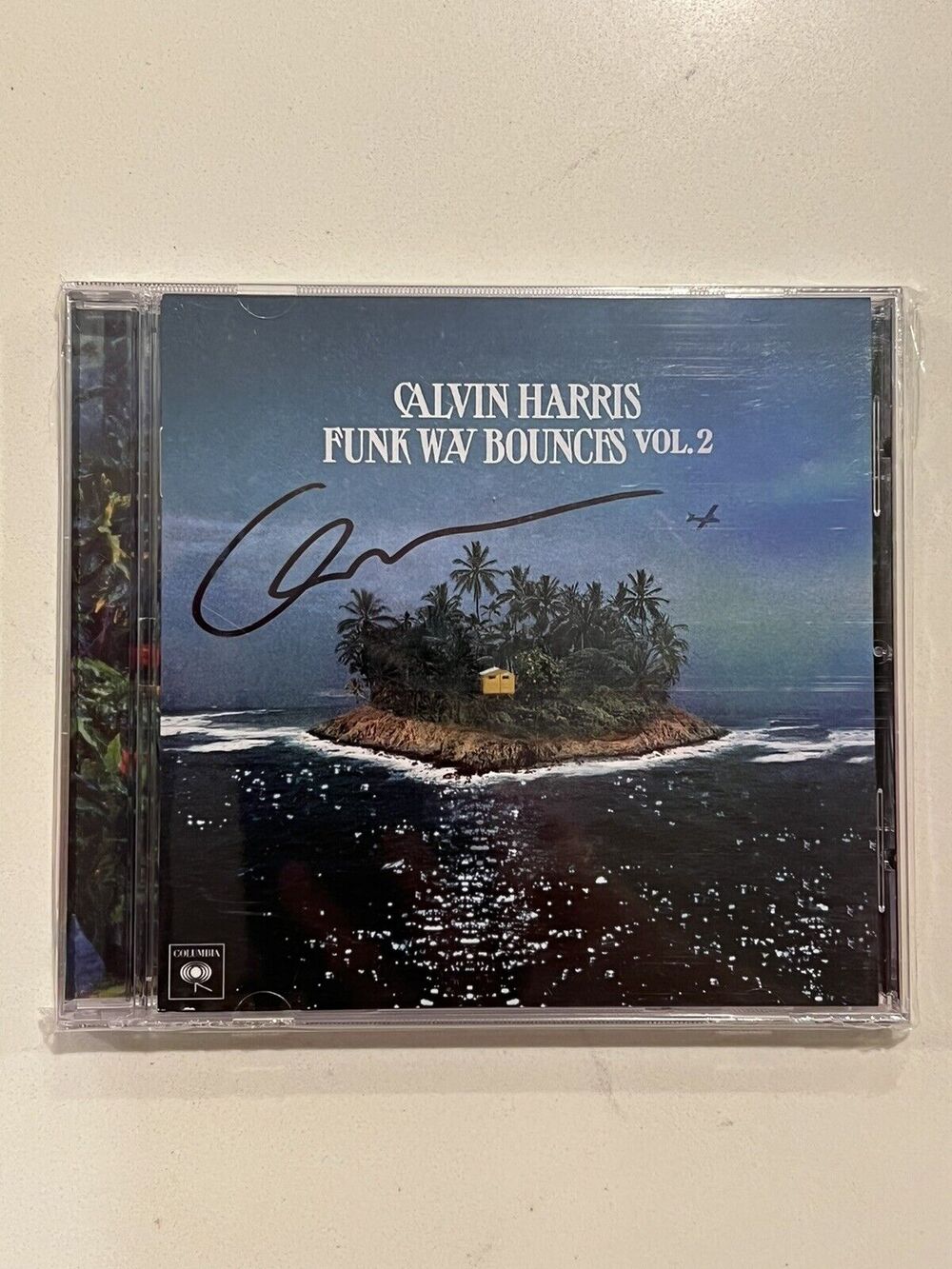Calvin Harris Signed CD Art card Autographed Funk Was Bounces Vol.2